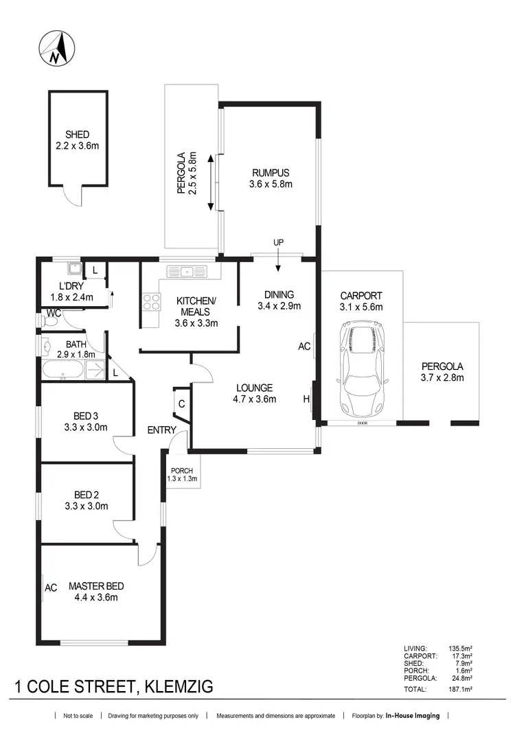 Floorplan of Homely other listing, 1 Cole Street, Klemzig SA 5087