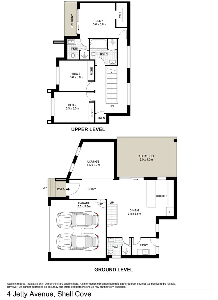 Floorplan of Homely house listing, 4 Jetty Avenue, Shell Cove NSW 2529