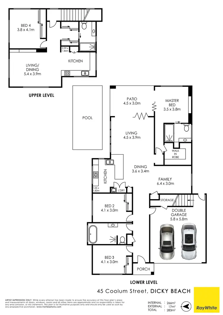 Floorplan of Homely house listing, 45 Coolum Street, Dicky Beach QLD 4551