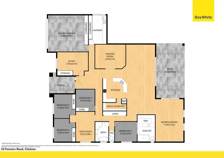 Floorplan of Homely house listing, 10 Fenners Road, Chelona QLD 4740