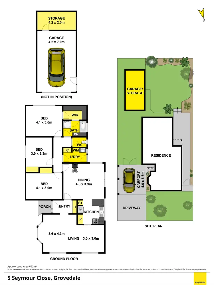 Floorplan of Homely house listing, 5 Seymour Close, Grovedale VIC 3216