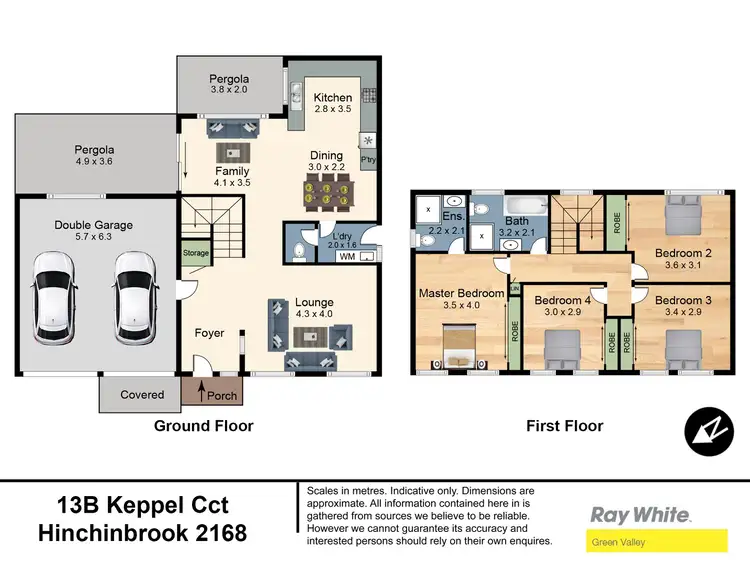 Floorplan of Homely house listing, 13B Keppel Circuit, Hinchinbrook NSW 2168