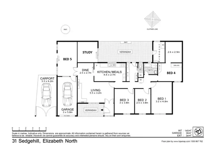 Floorplan of Homely house listing, 31 Sedgehill Road, Elizabeth North SA 5113