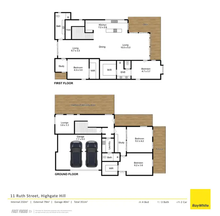 Floorplan of Homely house listing, 11 Ruth Street, Highgate Hill QLD 4101