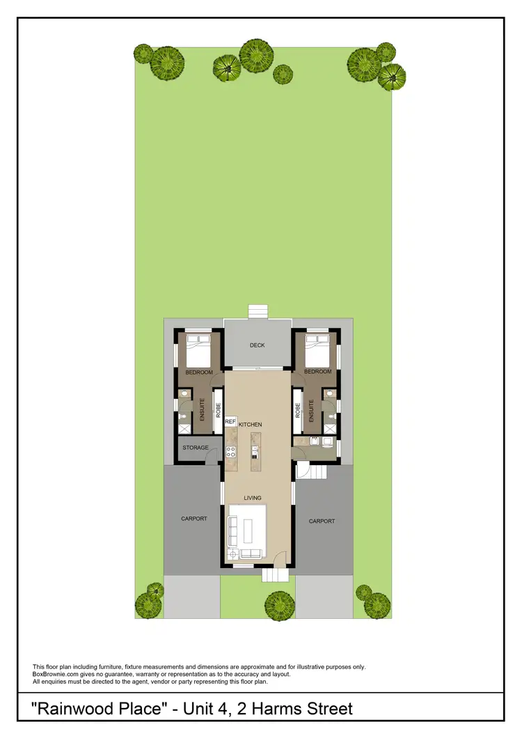 Floorplan of Homely unit listing, 4/2 Harms Street, Roma QLD 4455