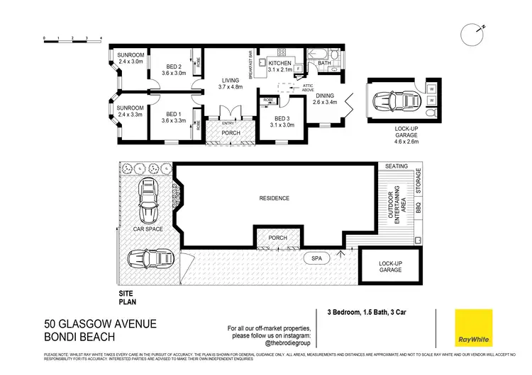 Floorplan of Homely house listing, 50 Glasgow Avenue, Bondi Beach NSW 2026