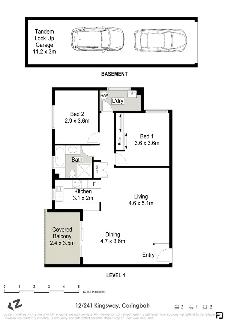 Floorplan of Homely apartment listing, 12/241-245 Kingsway, Caringbah NSW 2229