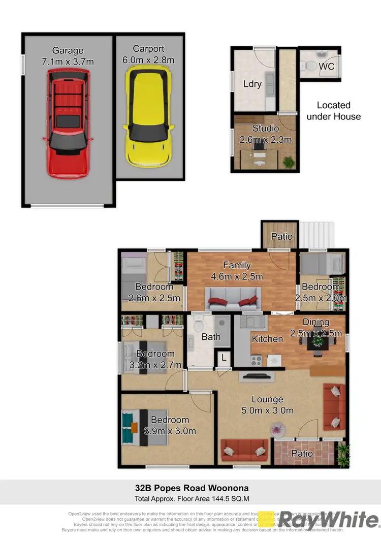 Floorplan of Homely house listing, 32B Popes Road, Woonona NSW 2517