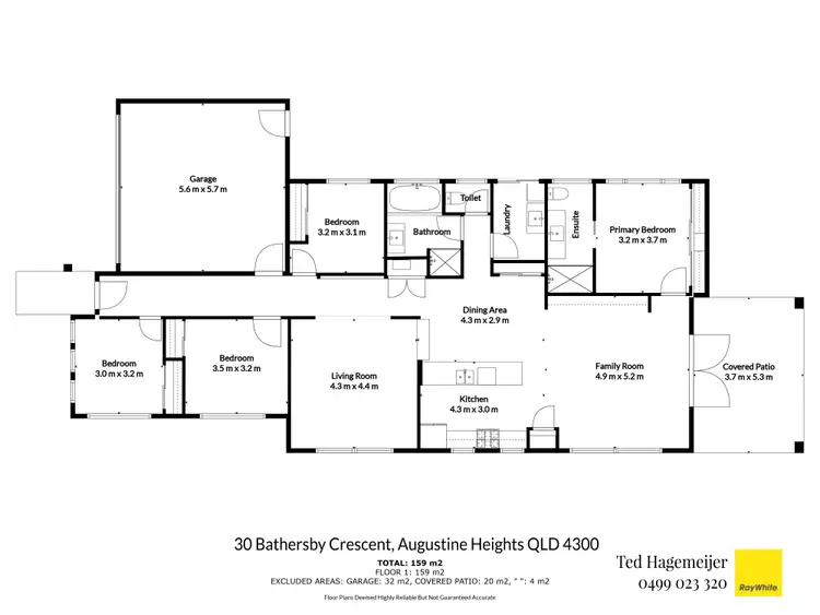 Floorplan of Homely house listing, 30 Bathersby Crescent, Augustine Heights QLD 4300