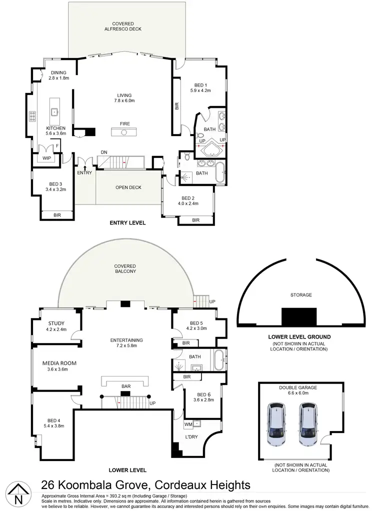 Floorplan of Homely house listing, 26 Koombala Grove, Cordeaux Heights NSW 2526