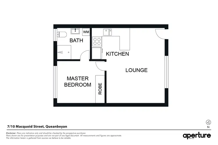 Floorplan of Homely unit listing, 7/10 Macquoid Street, Queanbeyan NSW 2620