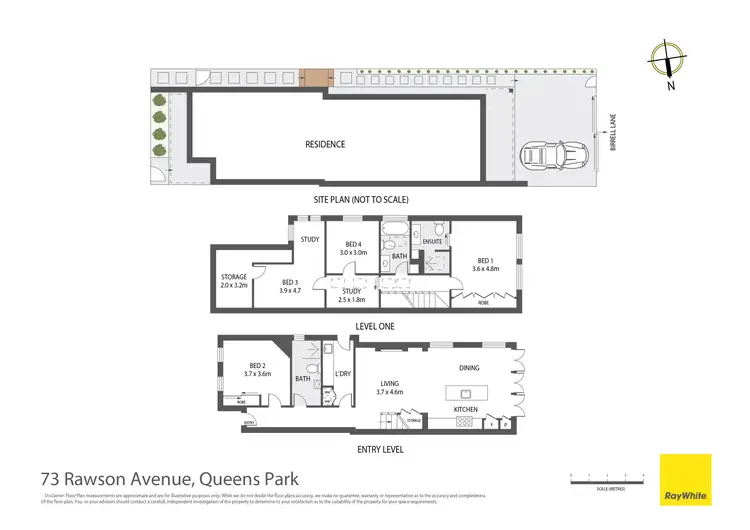 Floorplan of Homely house listing, 73 Rawson Avenue, Queens Park NSW 2022