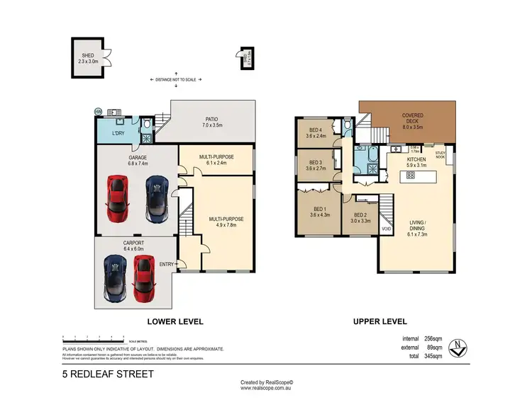 Floorplan of Homely house listing, 5 Redleaf Street, Mansfield QLD 4122