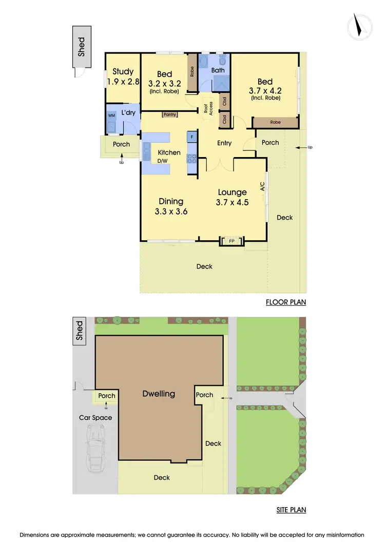 Floorplan of Homely townhouse listing, 1/9 Ward Avenue, Oakleigh South VIC 3167