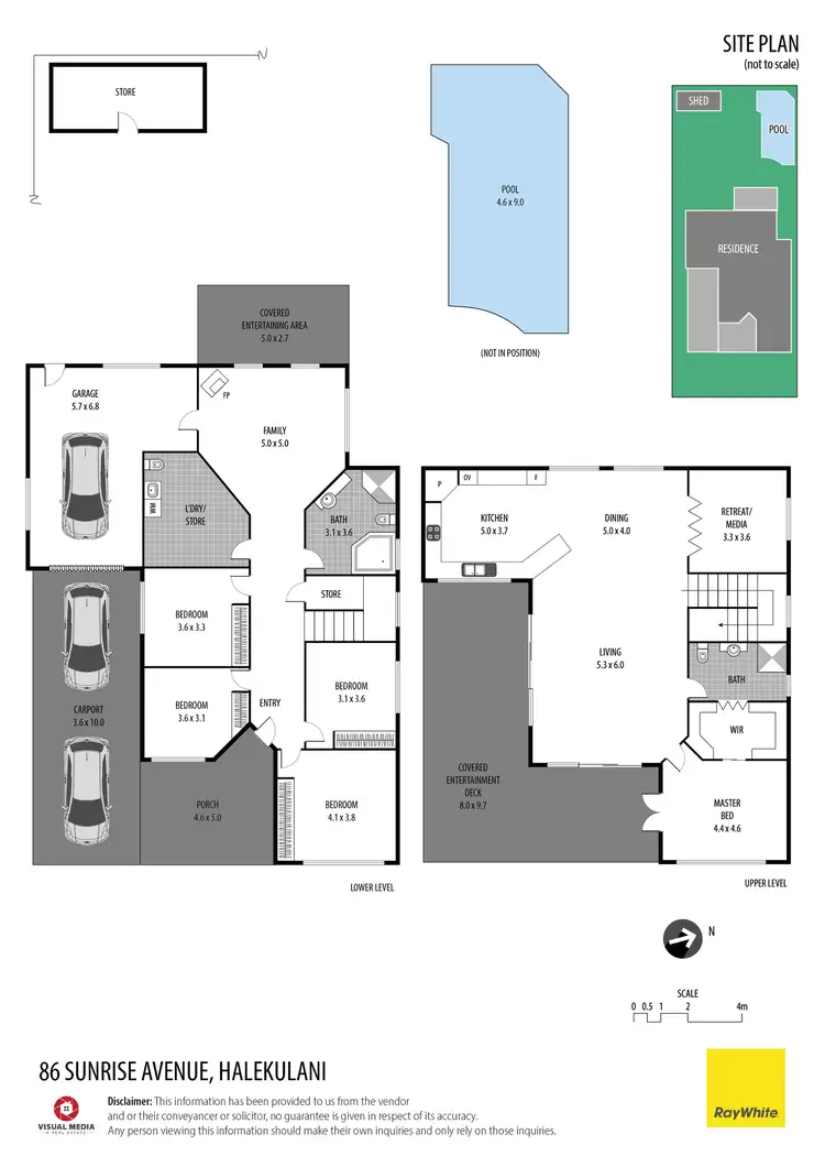 Floorplan of Homely house listing, 86 Sunrise Avenue, Halekulani NSW 2262