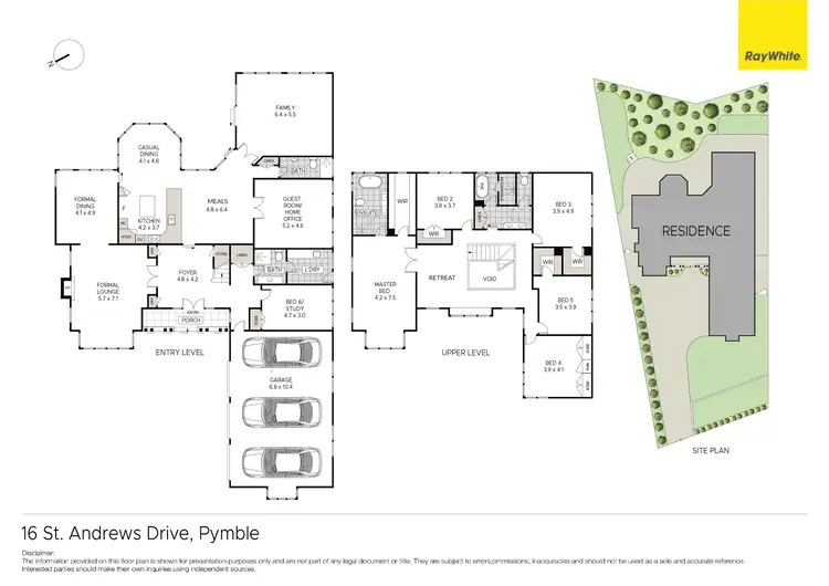 Floorplan of Homely house listing, 16 St Andrews Drive, Pymble NSW 2073