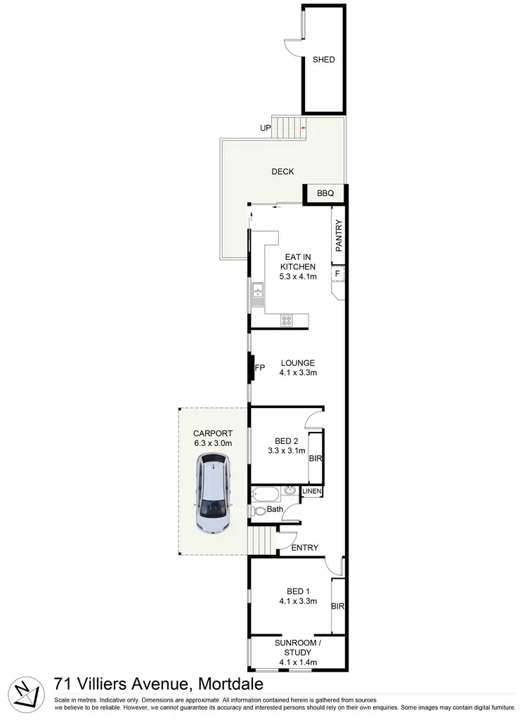 Floorplan of Homely house listing, 71 Villiers Avenue, Mortdale NSW 2223