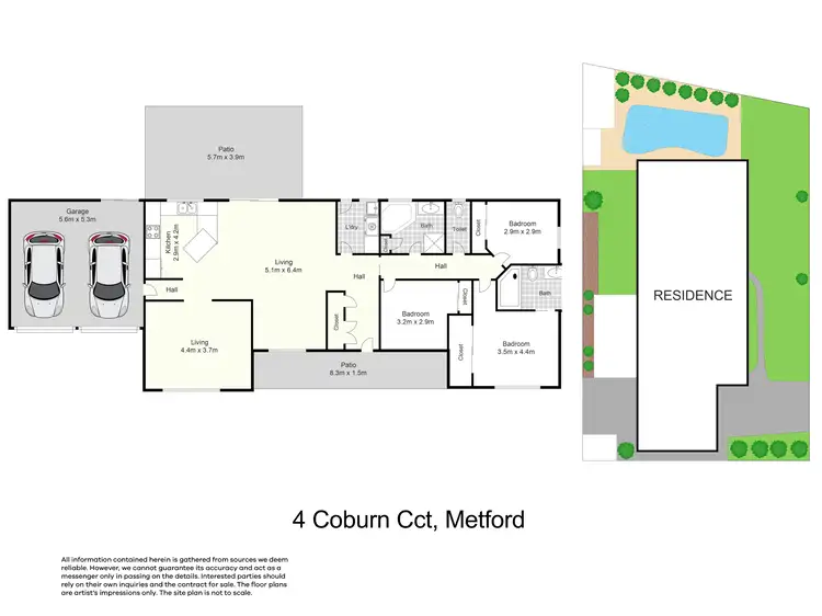 Floorplan of Homely house listing, 4 Coburn Circuit, Metford NSW 2323