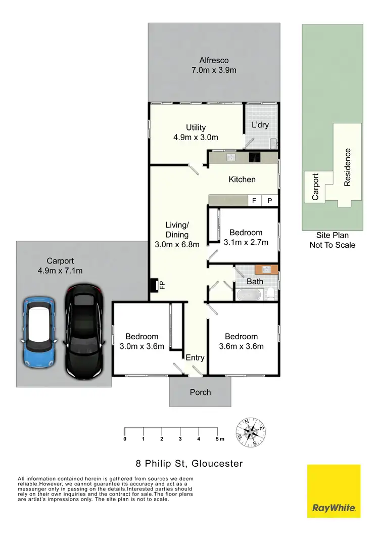 Floorplan of Homely house listing, 8 Philip Street, Gloucester NSW 2422