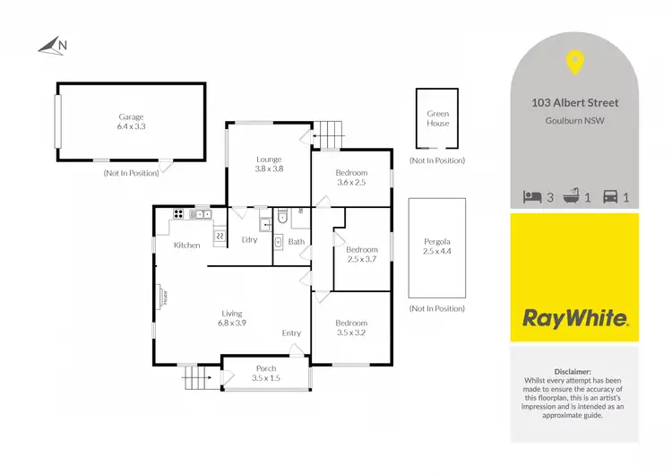 Floorplan of Homely house listing, 103 Albert Street, Goulburn NSW 2580