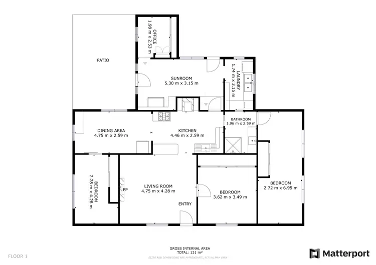 Floorplan of Homely house listing, 158 Church Road, Woorinen VIC 3589