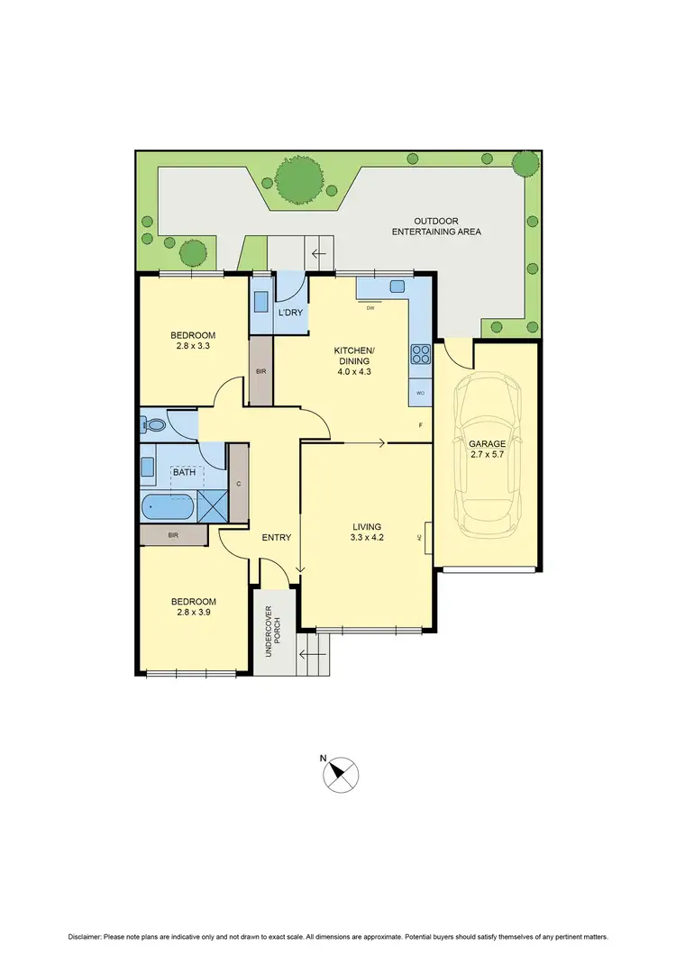 Floorplan of Homely unit listing, 3/11 Grandview Street, Glenroy VIC 3046