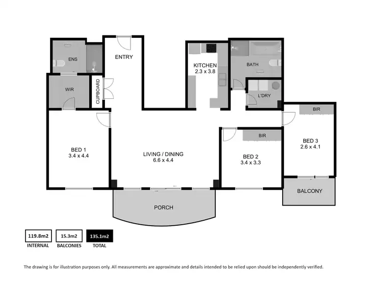 Floorplan of Homely apartment listing, 25/42 Charlick Circuit, Adelaide SA 5000
