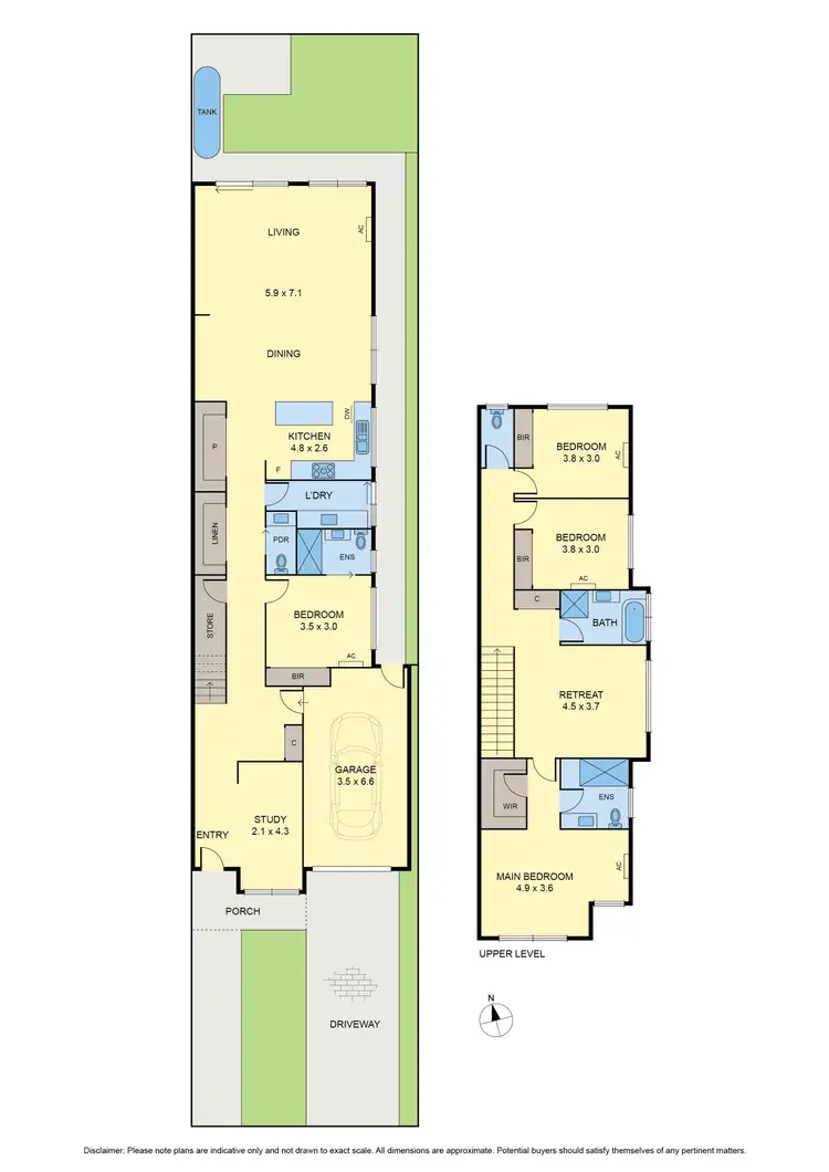 Floorplan of Homely townhouse listing, 10A Marjory Street, Fawkner VIC 3060