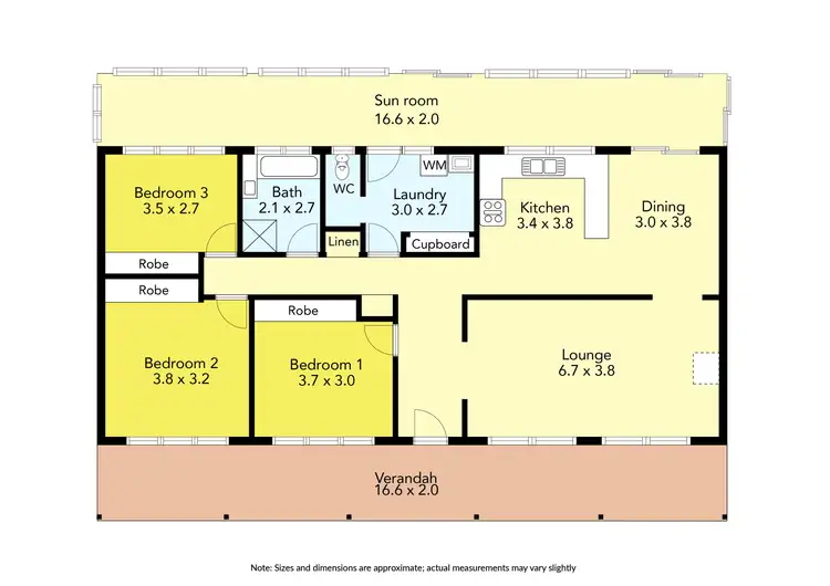 Floorplan of Homely house listing, 70 Lamplough Heights Road, Lamplough VIC 3352