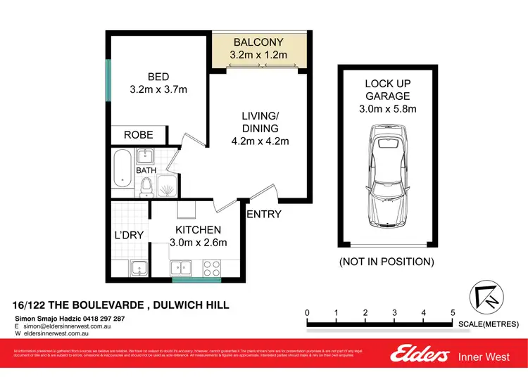 Floorplan of Homely unit listing, 16/122 The Boulevarde, Dulwich Hill NSW 2203