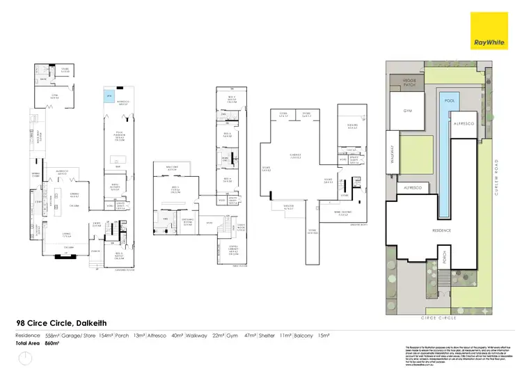 Floorplan of Homely house listing, 98 Circe Circle, Dalkeith WA 6009