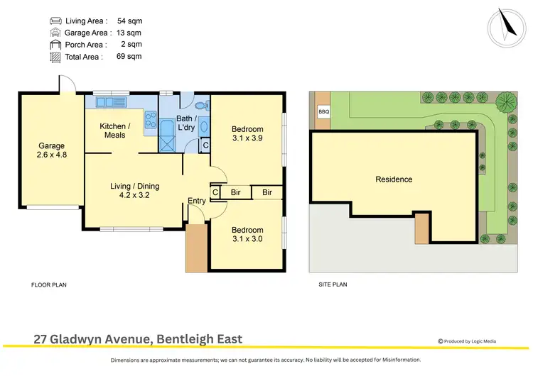 Floorplan of Homely unit listing, 6/27 Gladwyn Avenue, Bentleigh East VIC 3165