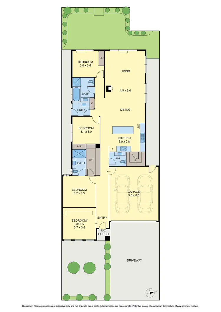 Floorplan of Homely house listing, 24 Sahara Way, Fawkner VIC 3060
