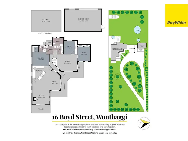 Floorplan of Homely house listing, 16 Boyd Street, Wonthaggi VIC 3995