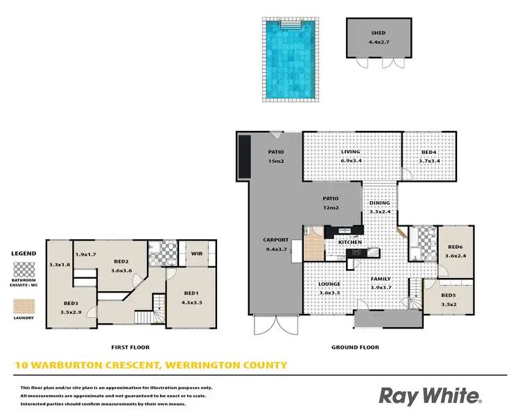 Floorplan of Homely house listing, 10 Warburton Crescent, Werrington County NSW 2747