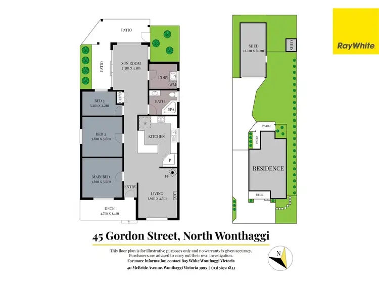Floorplan of Homely house listing, 45 Gordon Street, North Wonthaggi VIC 3995