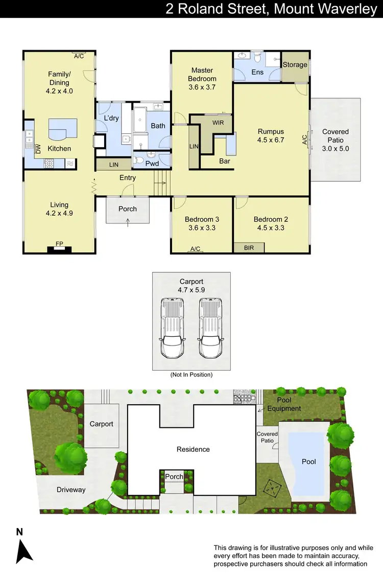 Floorplan of Homely house listing, 2 Roland Street, Mount Waverley VIC 3149