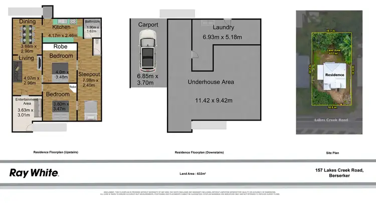 Floorplan of Homely house listing, 157 Lakes Creek Road, Berserker QLD 4701