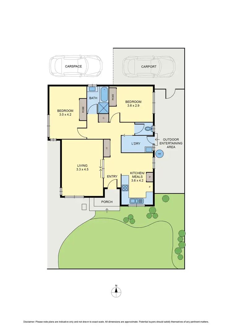 Floorplan of Homely townhouse listing, 3/28 Raeburn Street, Pascoe Vale VIC 3044