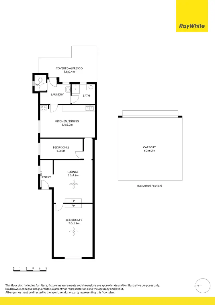 Floorplan of Homely house listing, 1/628 Grange Road, Henley Beach SA 5022