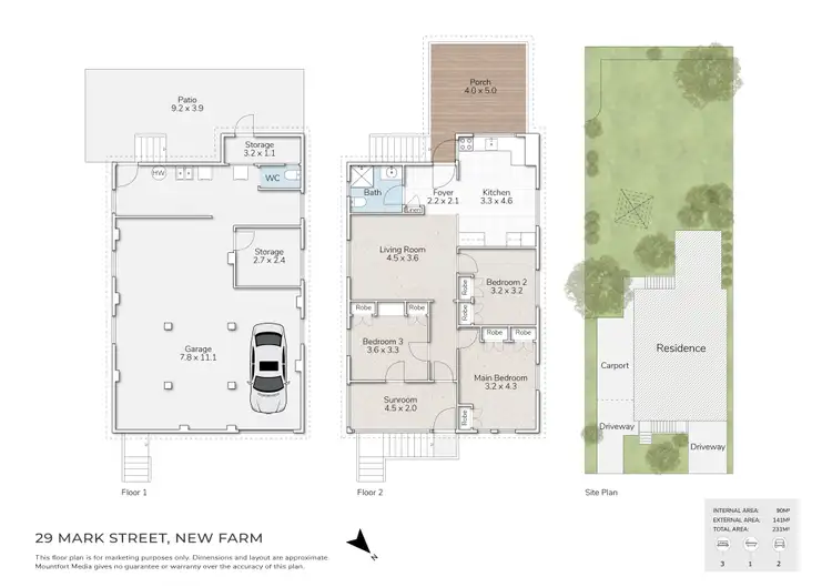 Floorplan of Homely house listing, 29 Mark Street, New Farm QLD 4005