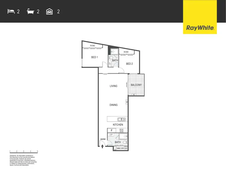 Floorplan of Homely unit listing, 35/77 Leichhardt Street, Kingston ACT 2604