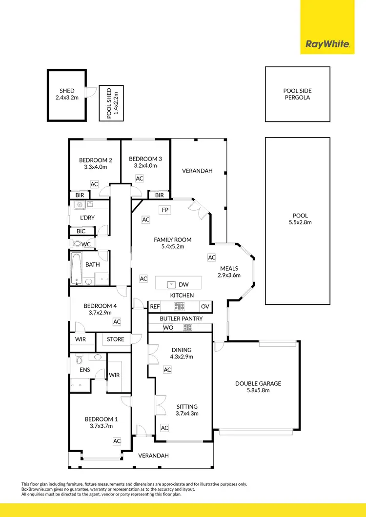 Floorplan of Homely house listing, 13 Harvey Street, Henley Beach SA 5022