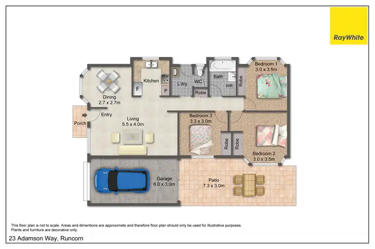 Floorplan of Homely house listing, 23 Adamson Way, Runcorn QLD 4113