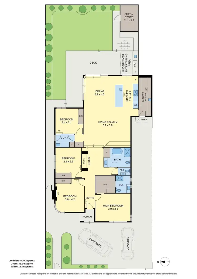 Floorplan of Homely house listing, 38A Springhall Parade, Pascoe Vale South VIC 3044