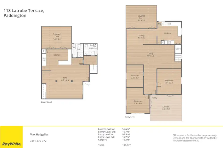 Floorplan of Homely house listing, 118 Latrobe Terrace, Paddington QLD 4064