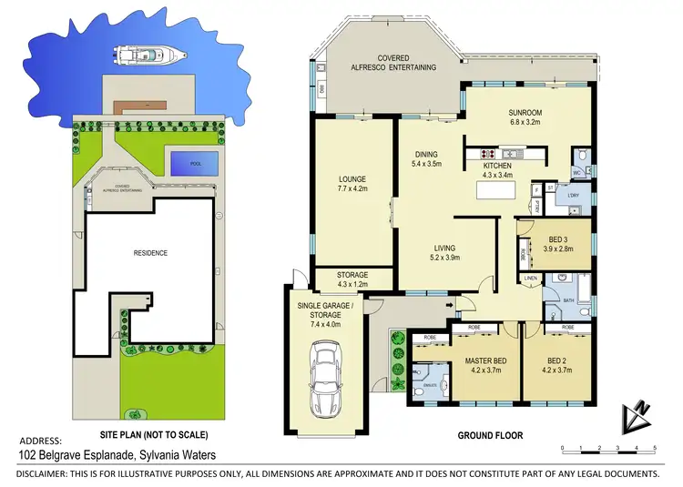 Floorplan of Homely house listing, 102 Belgrave Esplanade, Sylvania Waters NSW 2224