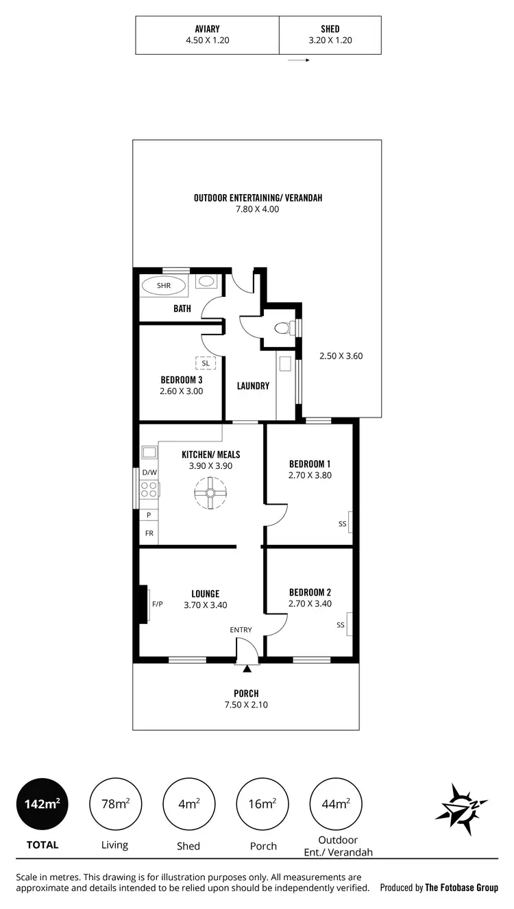 Floorplan of Homely house listing, 19 Liddon Place, Port Adelaide SA 5015