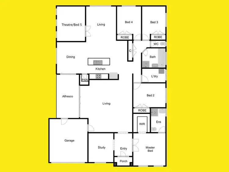 Floorplan of Homely house listing, 26 Wirraway Drive, Mildura VIC 3500