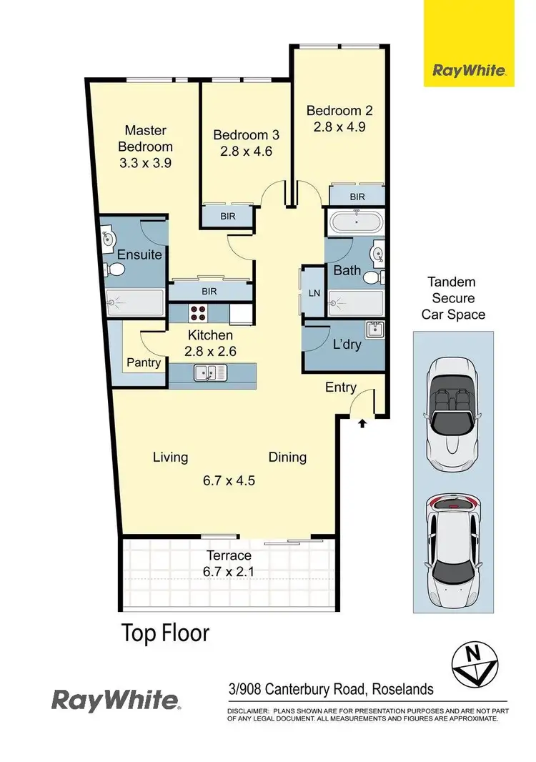 Floorplan of Homely apartment listing, 3/908-916 Canterbury Road, Roselands NSW 2196